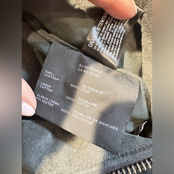 Andrew Marc suede Moto jacket in ladies large. - Picture 12 of 16